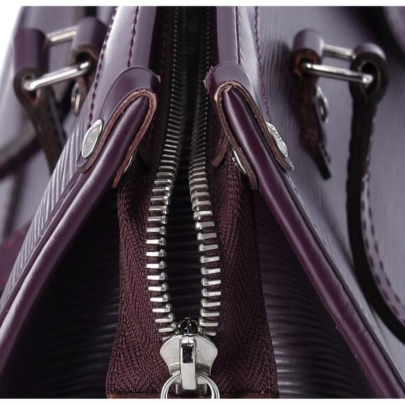 Louis Vuitton Madeleine PM Epi Cassis Handbag M5933K LV Logo Engraved - Picture 3 of 8